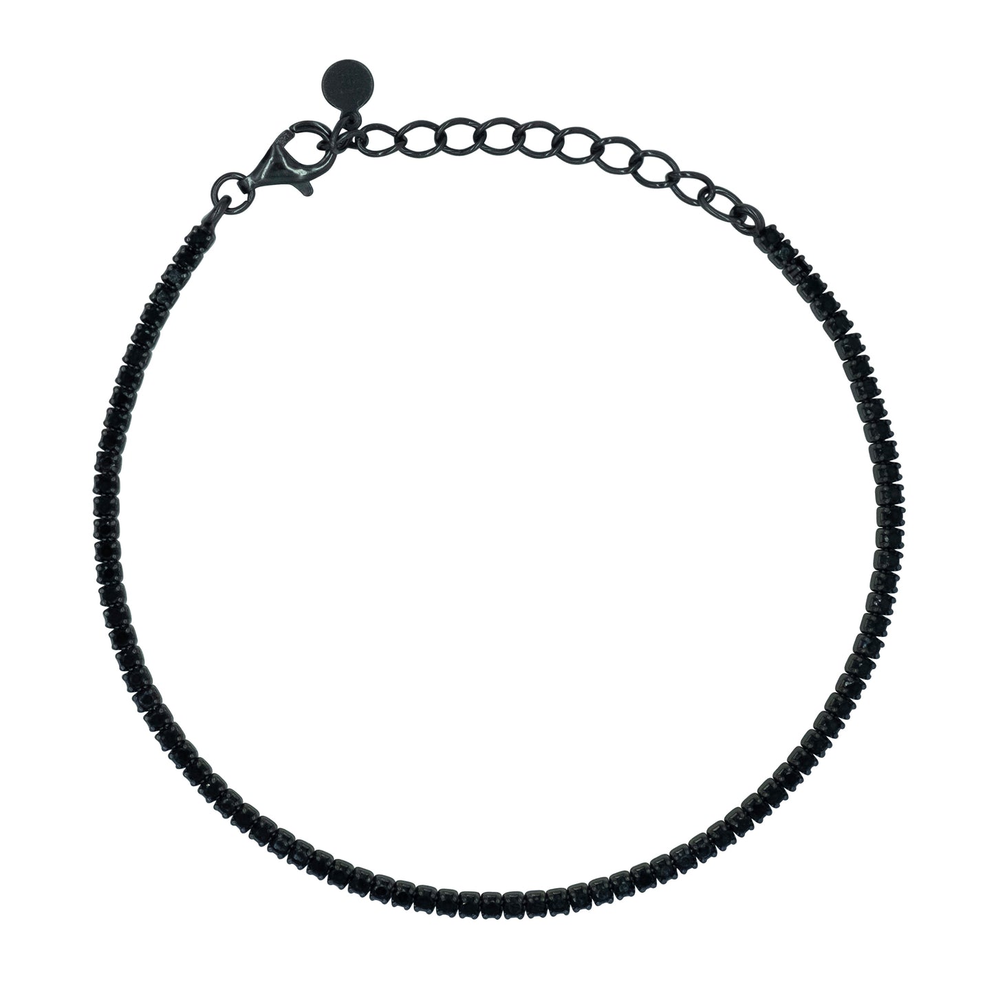 Bracciale Dilvdò Tennis 1.5mm Black Black