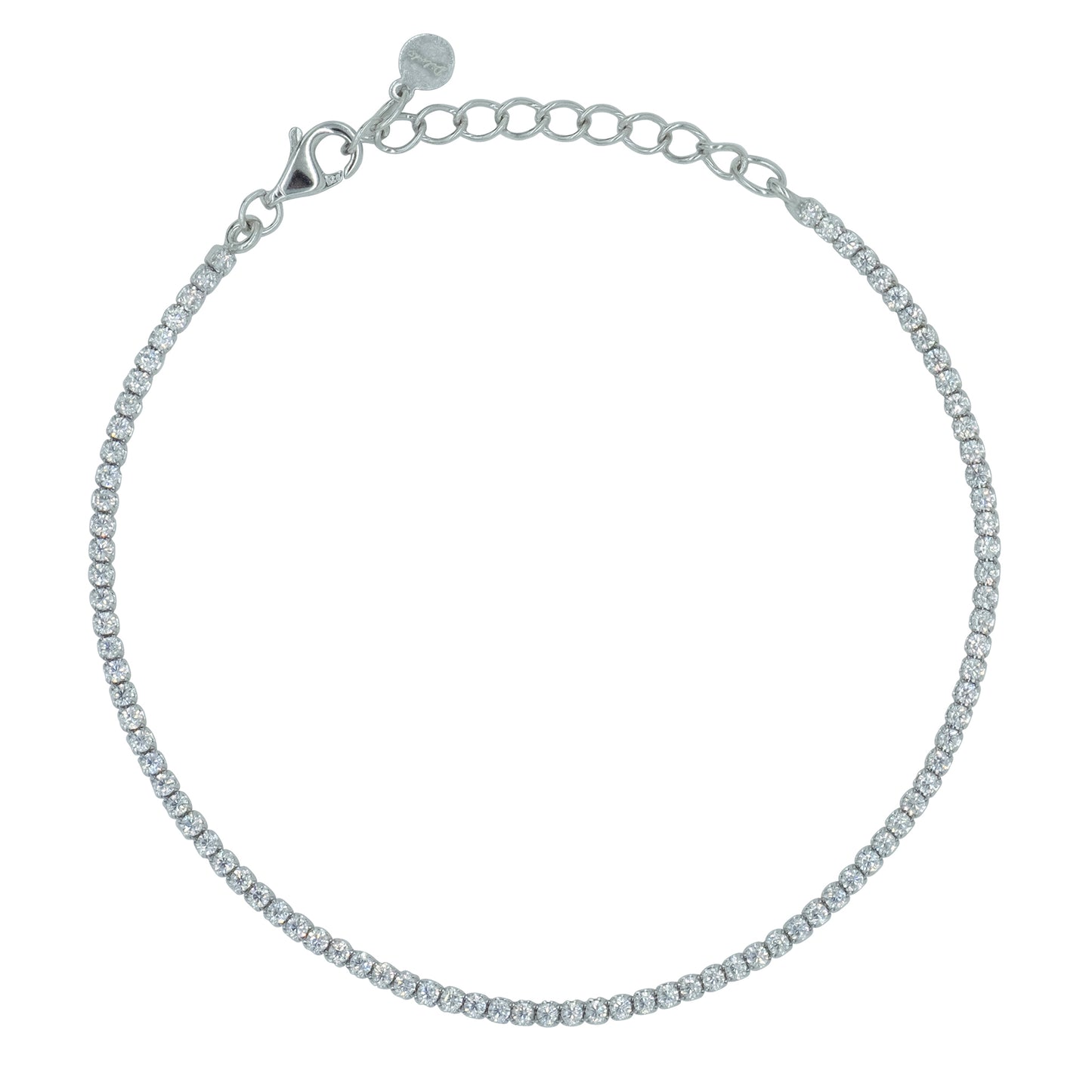 Bracciale Dilvdò Tennis 1.5mm Silver White
