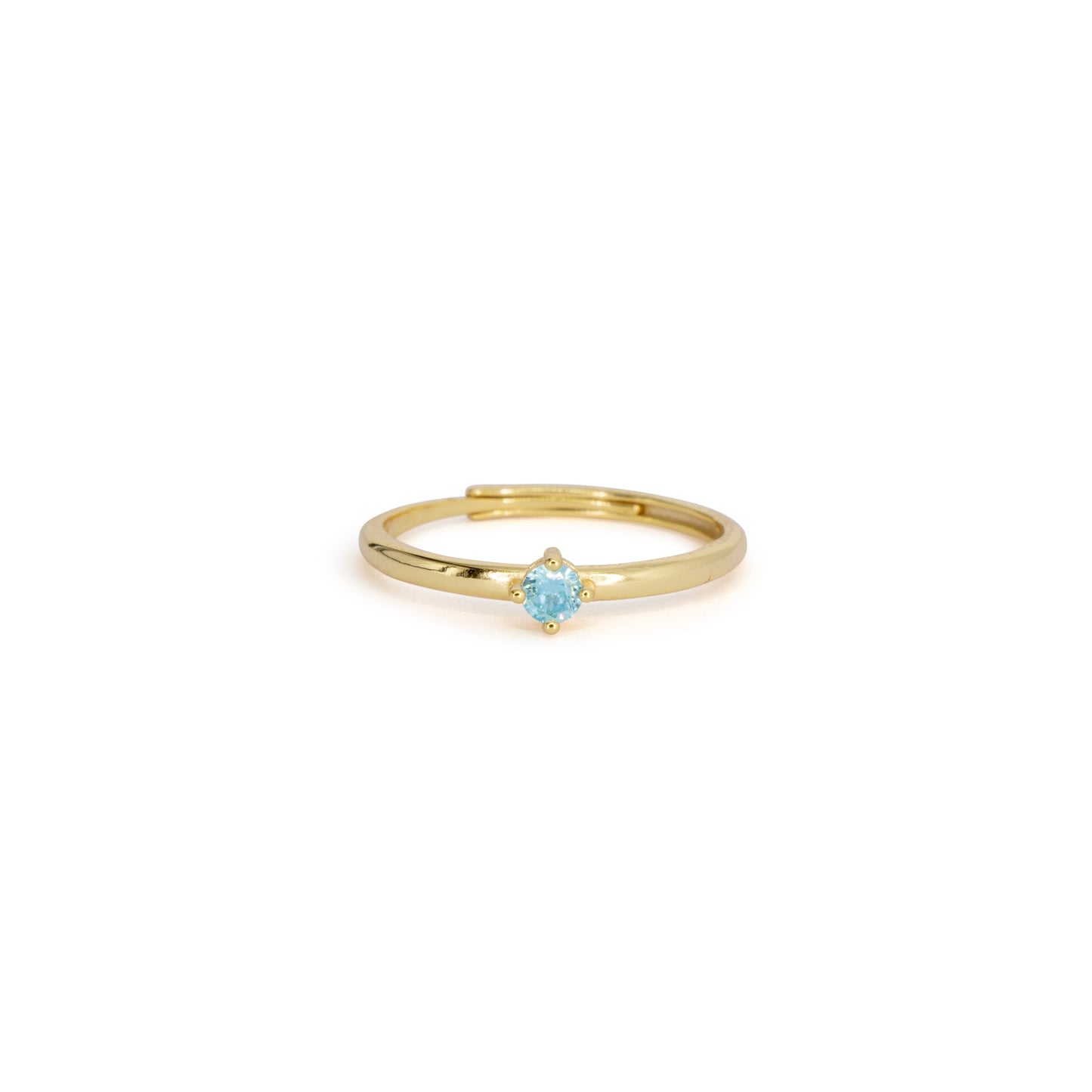 Solitaire Ring Dilvdò Gold Turquoise