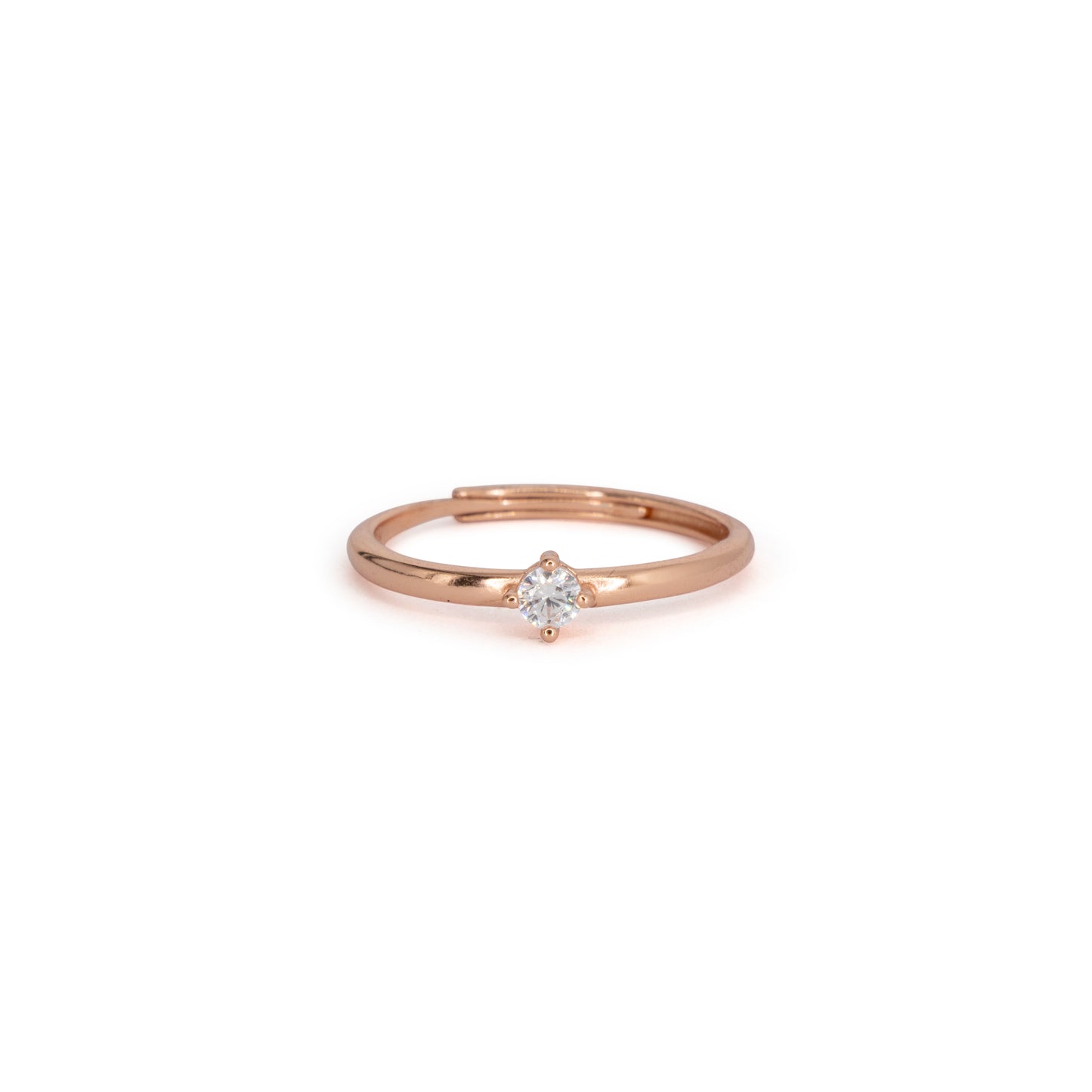 Solitaire Ring Dilvdò Rosè White