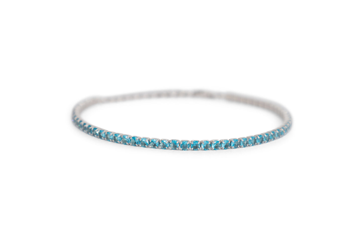 Bracciale Dilvdò Tennis 2.5mm Silver Turquoise