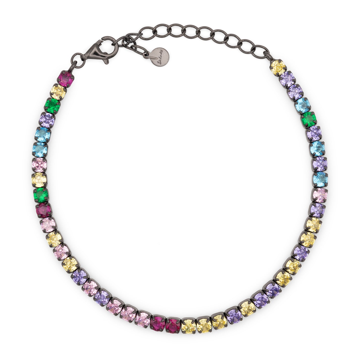 Bracciale Dilvdò Tennis 3mm Black Multicolor
