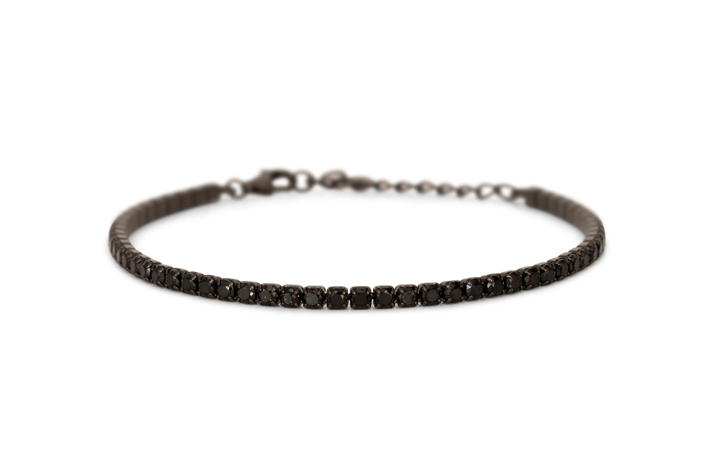 Bracciale Dilvdò Tennis 2.5mm Black Black