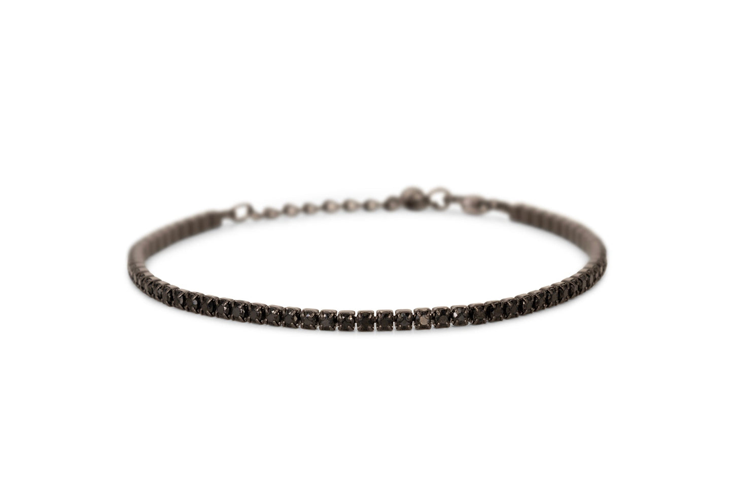 Bracciale Dilvdò Tennis 2mm Black Black