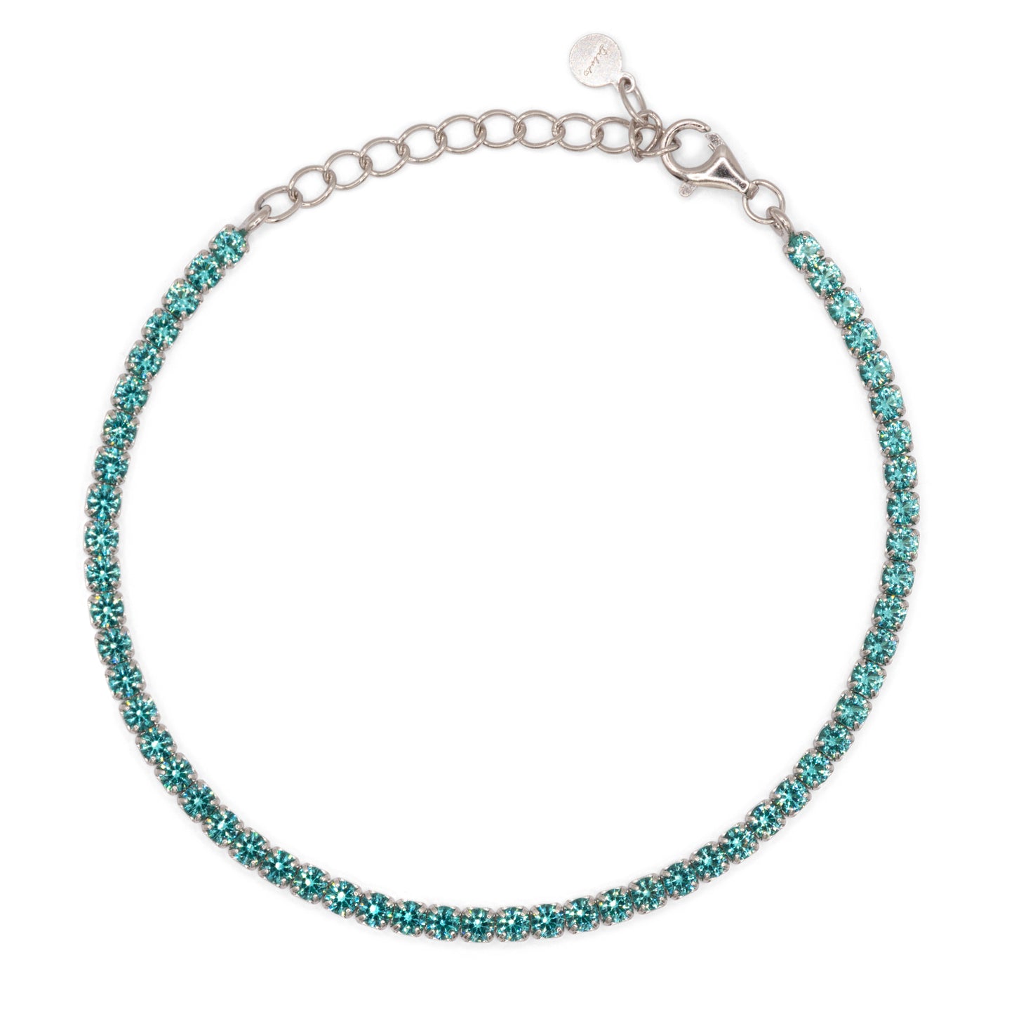 Bracciale Dilvdò Tennis 2.5mm Silver White