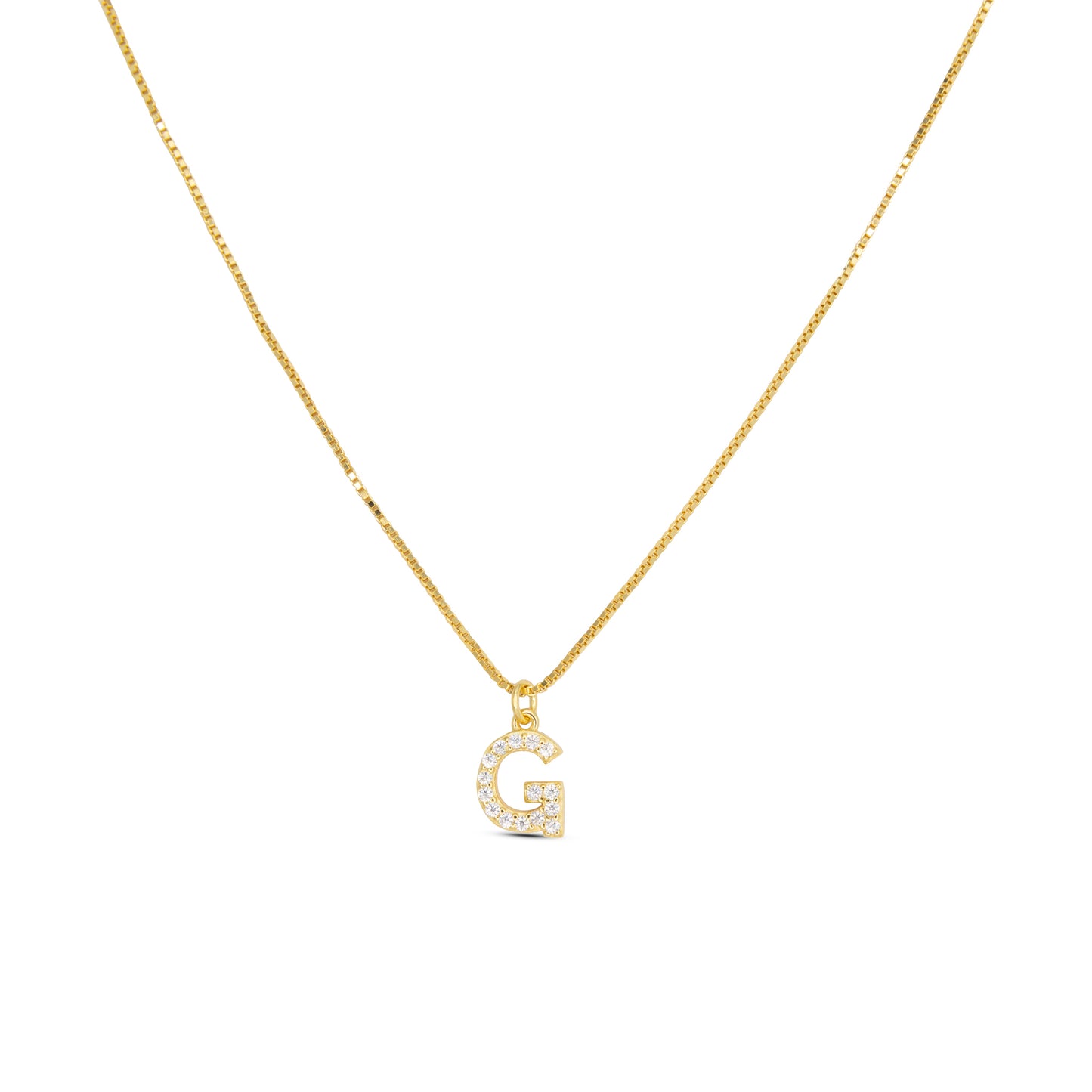 Initial Letters Necklace Dilvdò Silver White