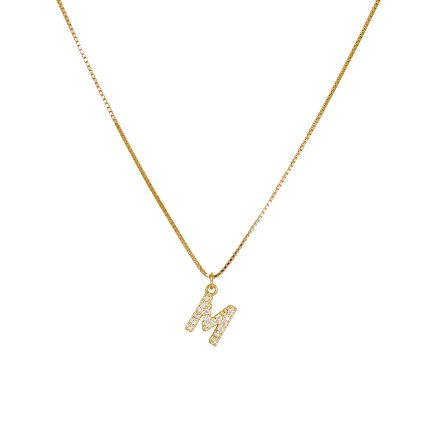 Initial Letters Necklace Dilvdò Silver White