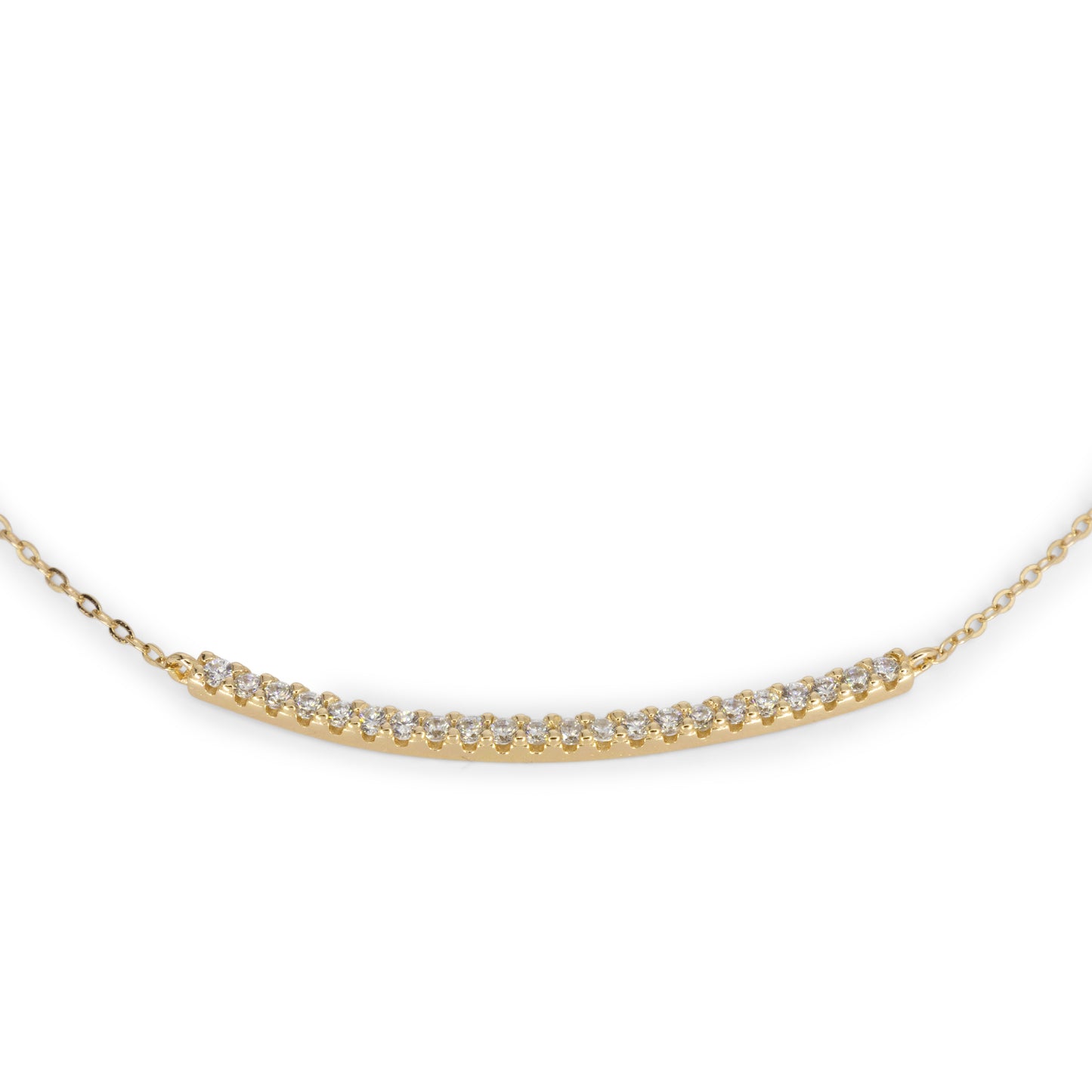Necklace Dilvdò Half Light Gold White