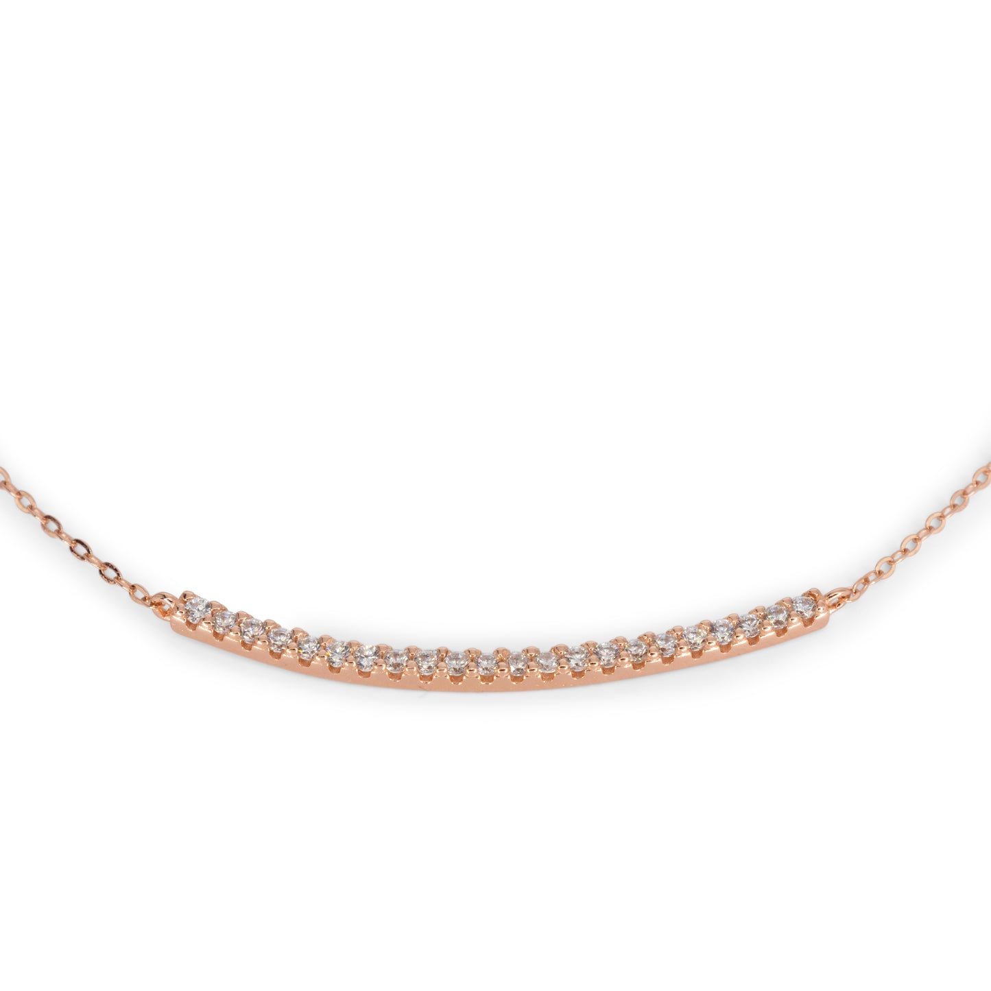 Necklace Dilvdò Half Light Rosè White