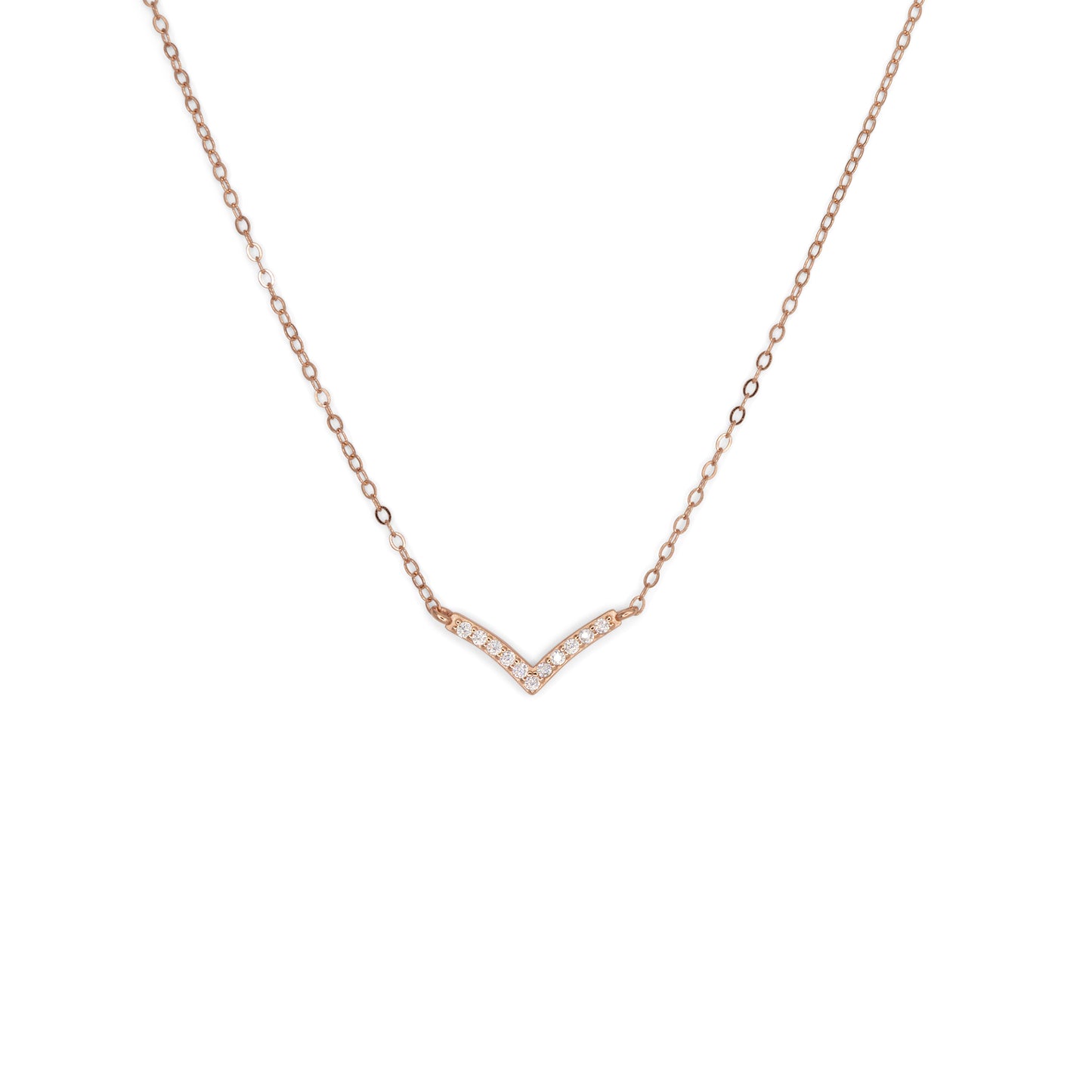 Necklace V Dilvdò Gold White