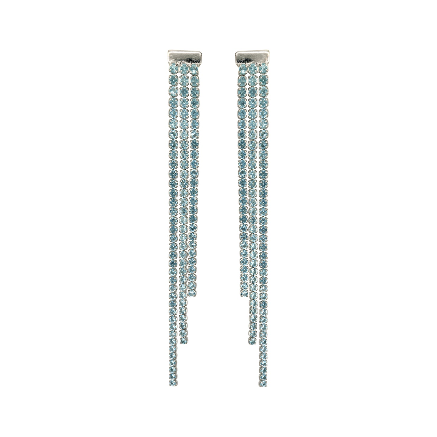 Pendant Earrings Dilvdò Silver Turquoise
