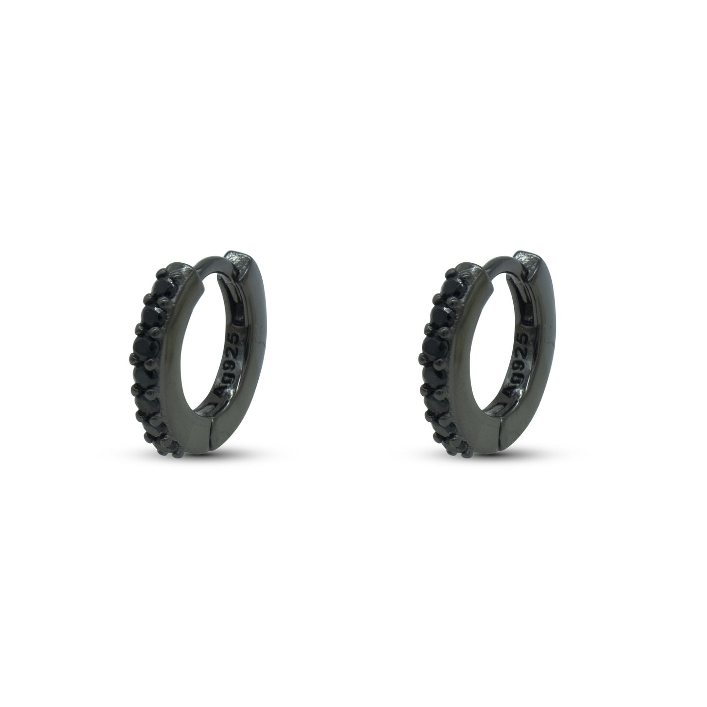 Hoop Ring Dilvdò Black Black