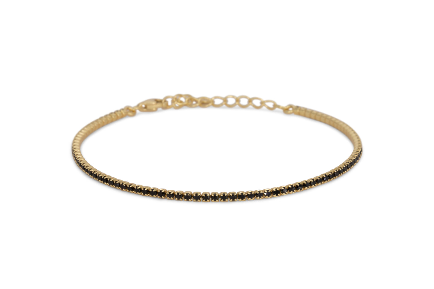 Bracciale Dilvdò Tennis 1.5mm Gold Black