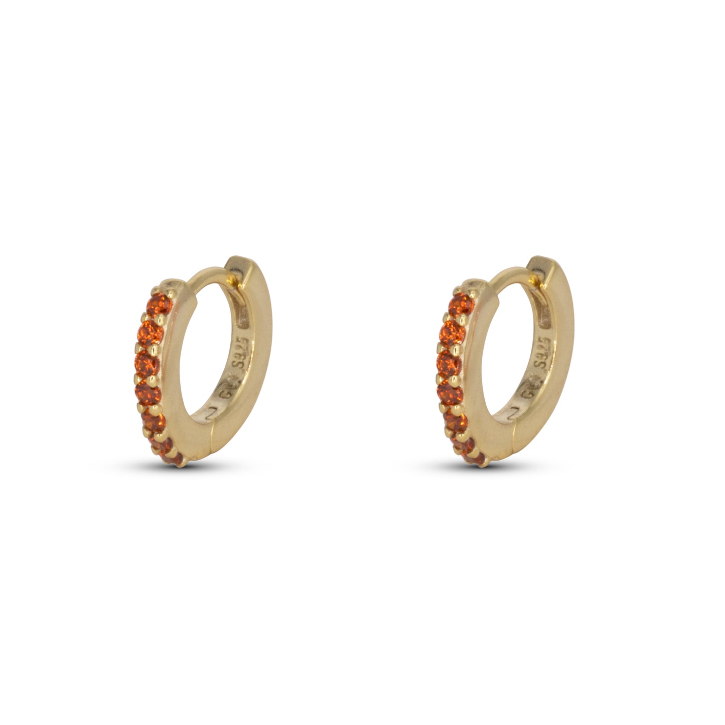 Hoop Ring Dilvdò Gold Orange