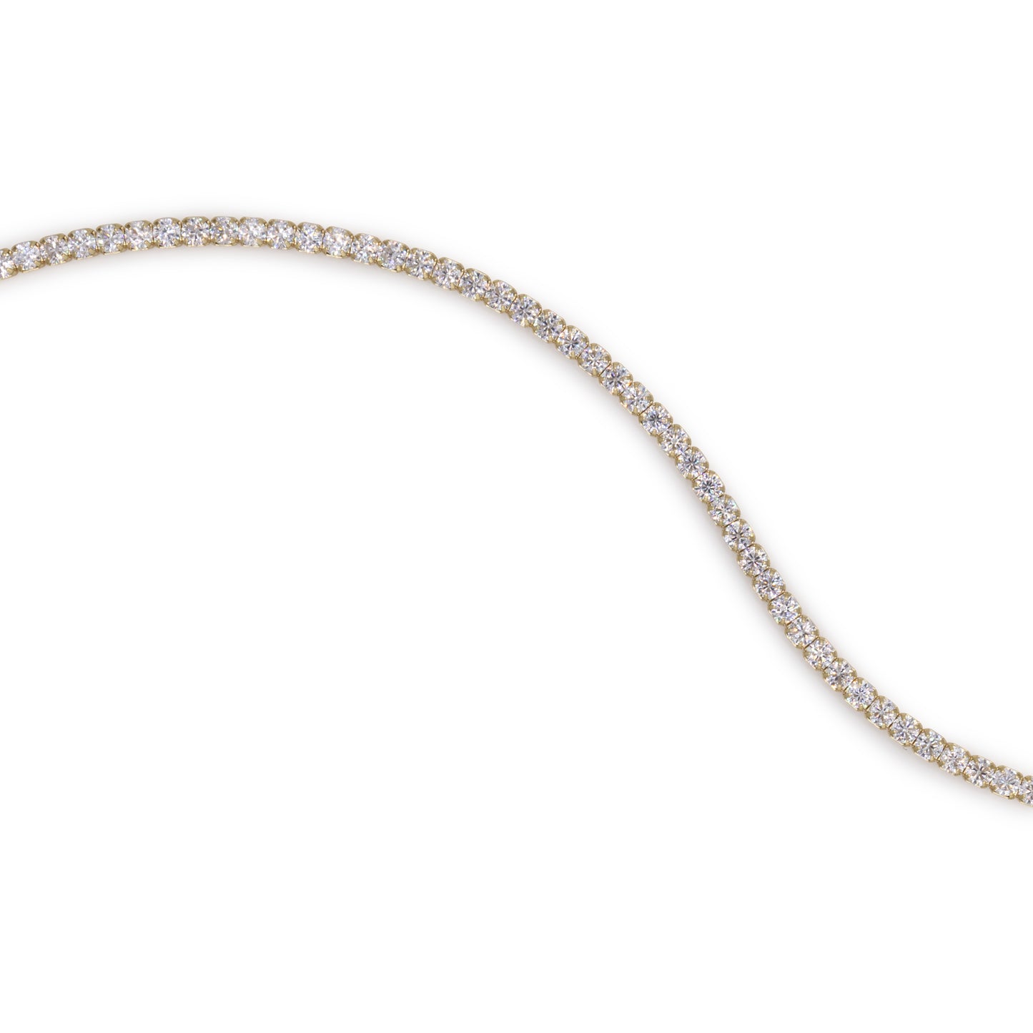 Bracciale Dilvdò Tennis 3mm Gold White