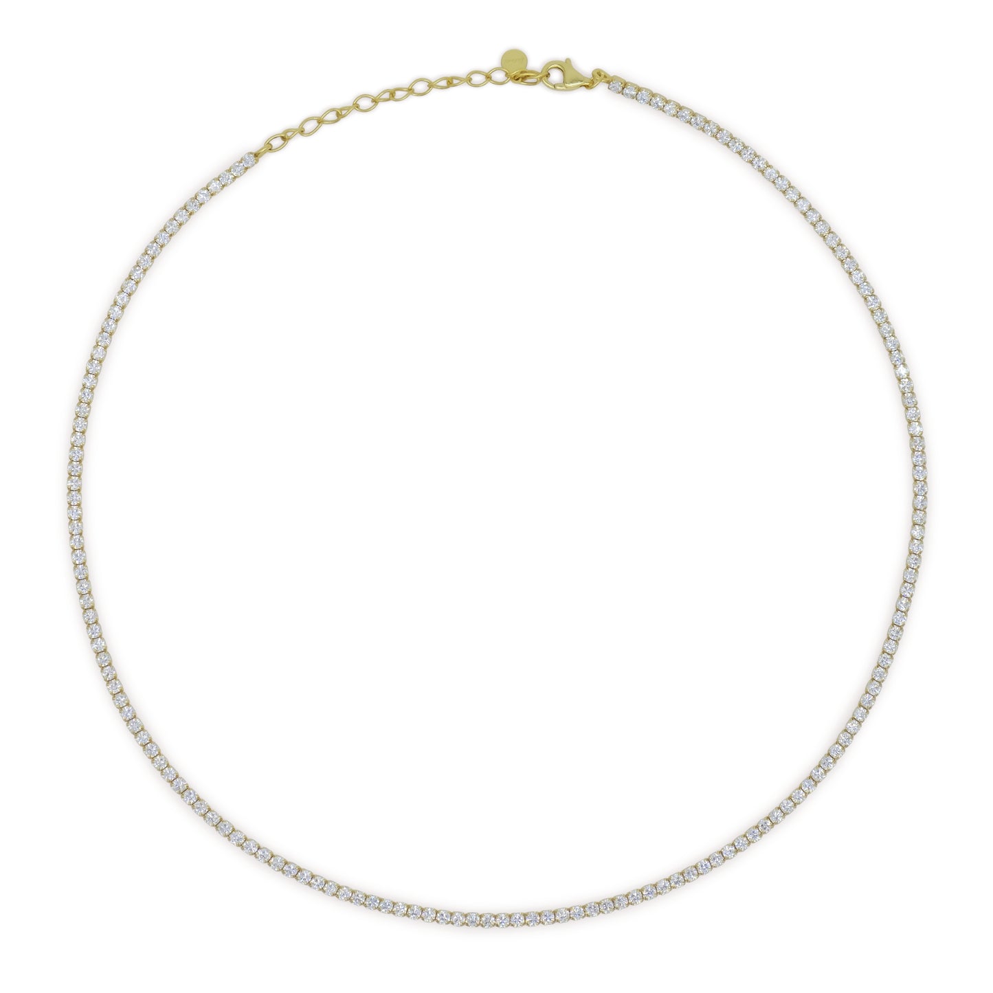 Chocker Dilvdò Tennis Gold White