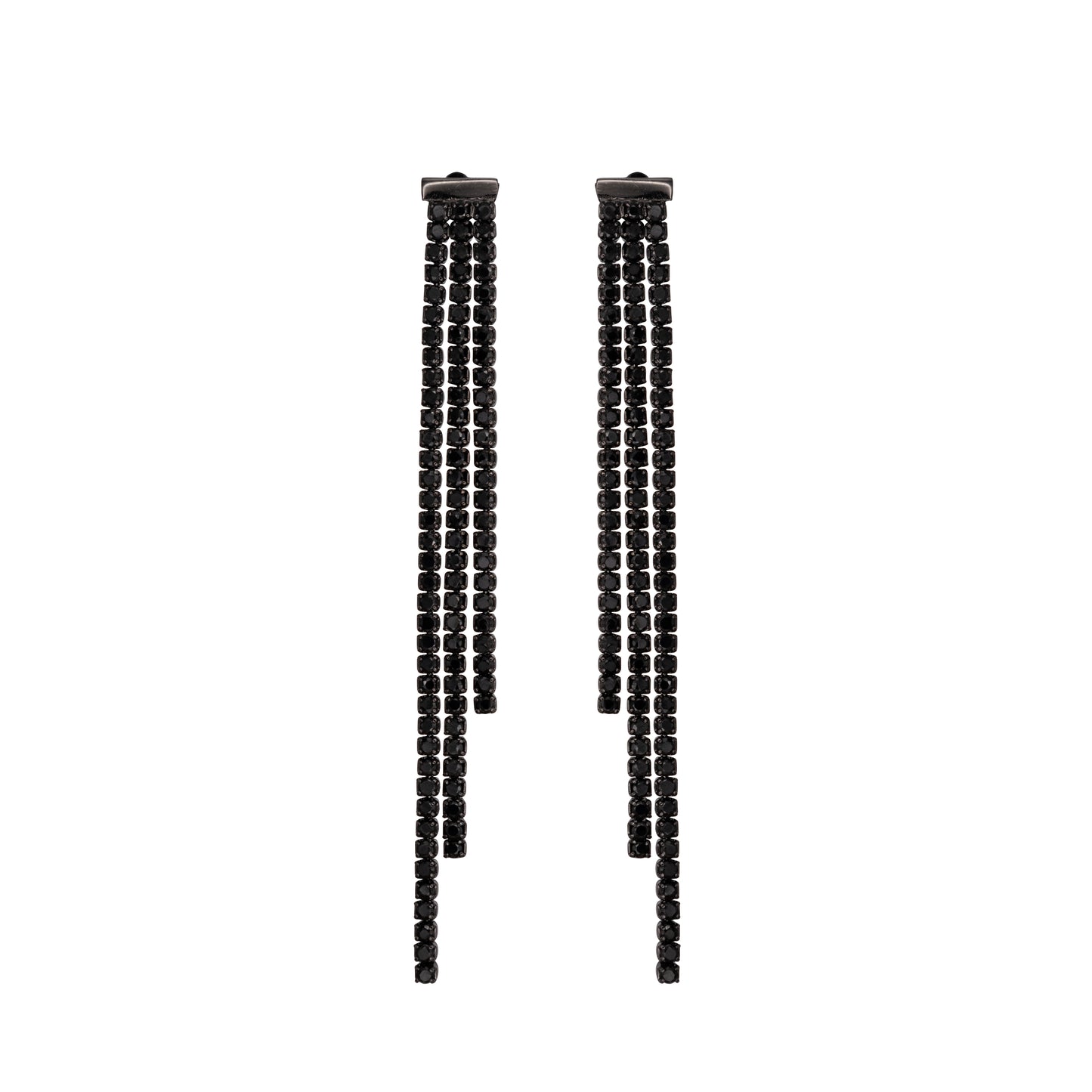 Pendant Earrings Dilvdò Black Black