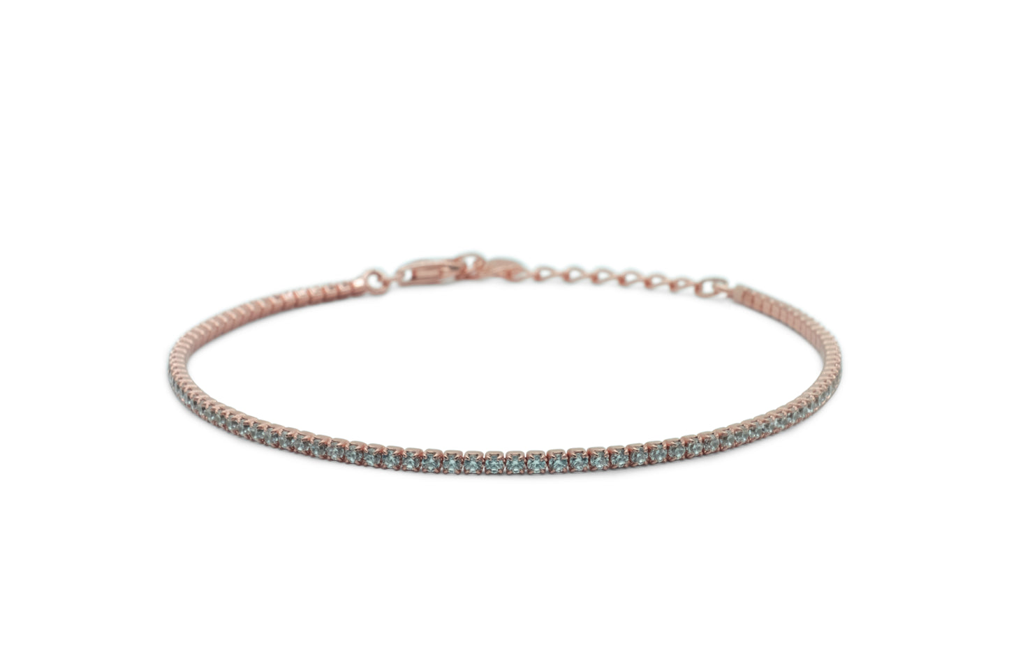 Bracciale Dilvdò Tennis 1.5mm Rosè White