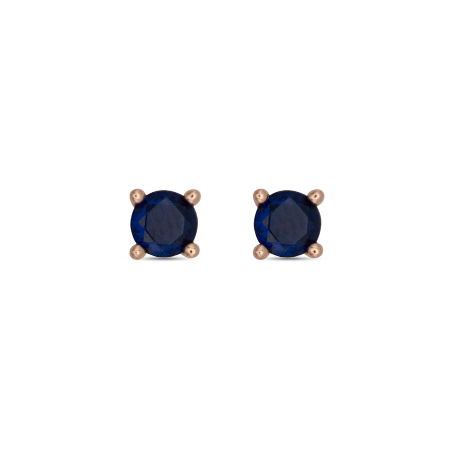 Big Stud Earrings Dilvdò Rosè Blue