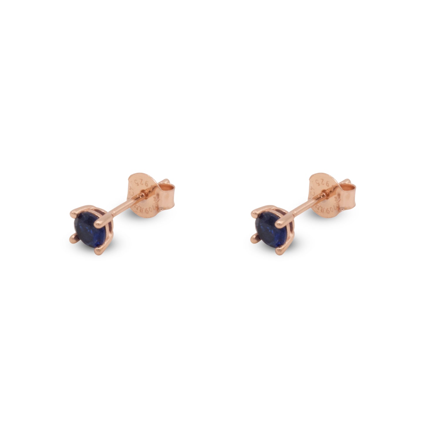 Big Stud Earrings Dilvdò Rosè Blue