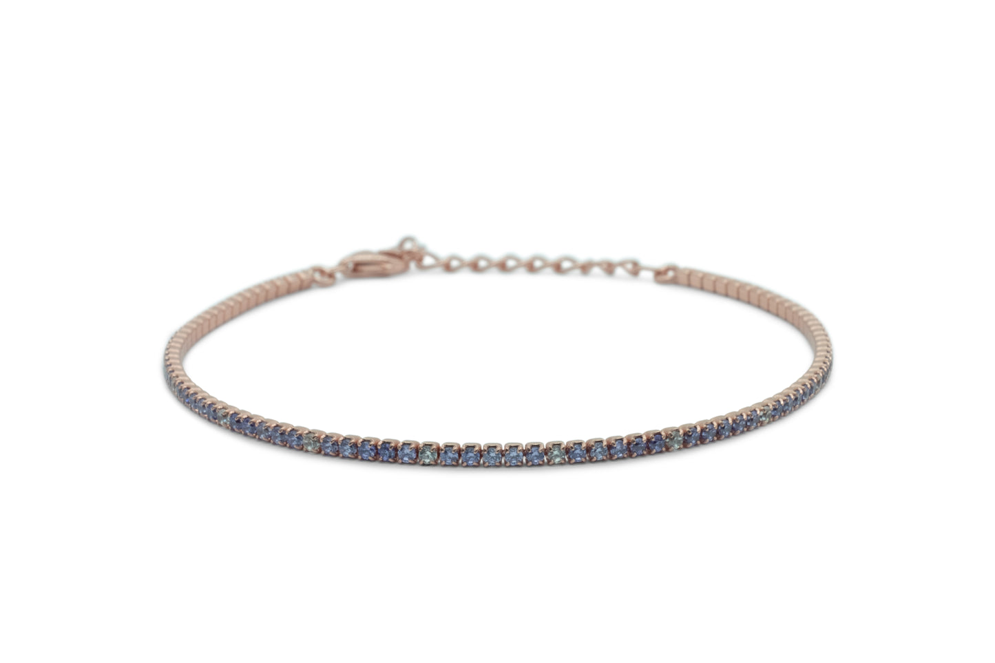 Bracciale Dilvdò Tennis 1.5mm Rosè Lavender & White