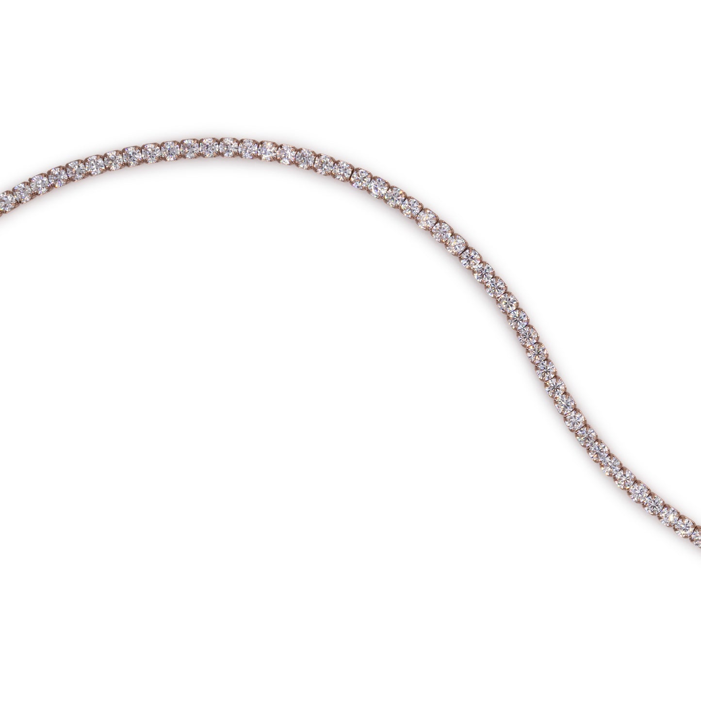 Bracciale Dilvdò Tennis 3mm Rosè White