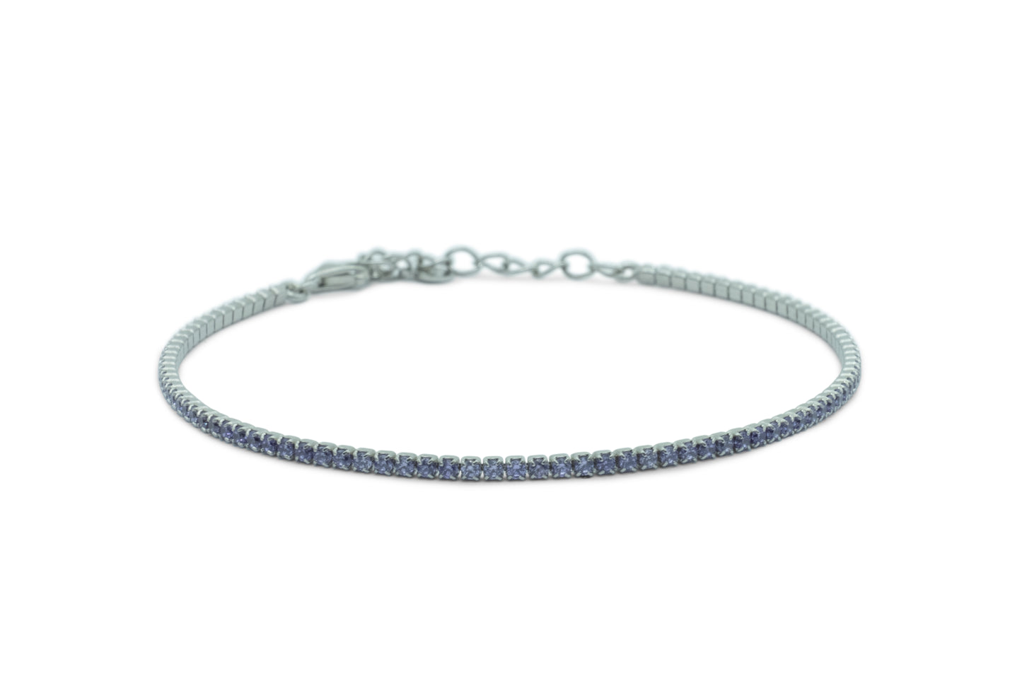 Bracciale Dilvdò Tennis 1.5mm Silver Lavender