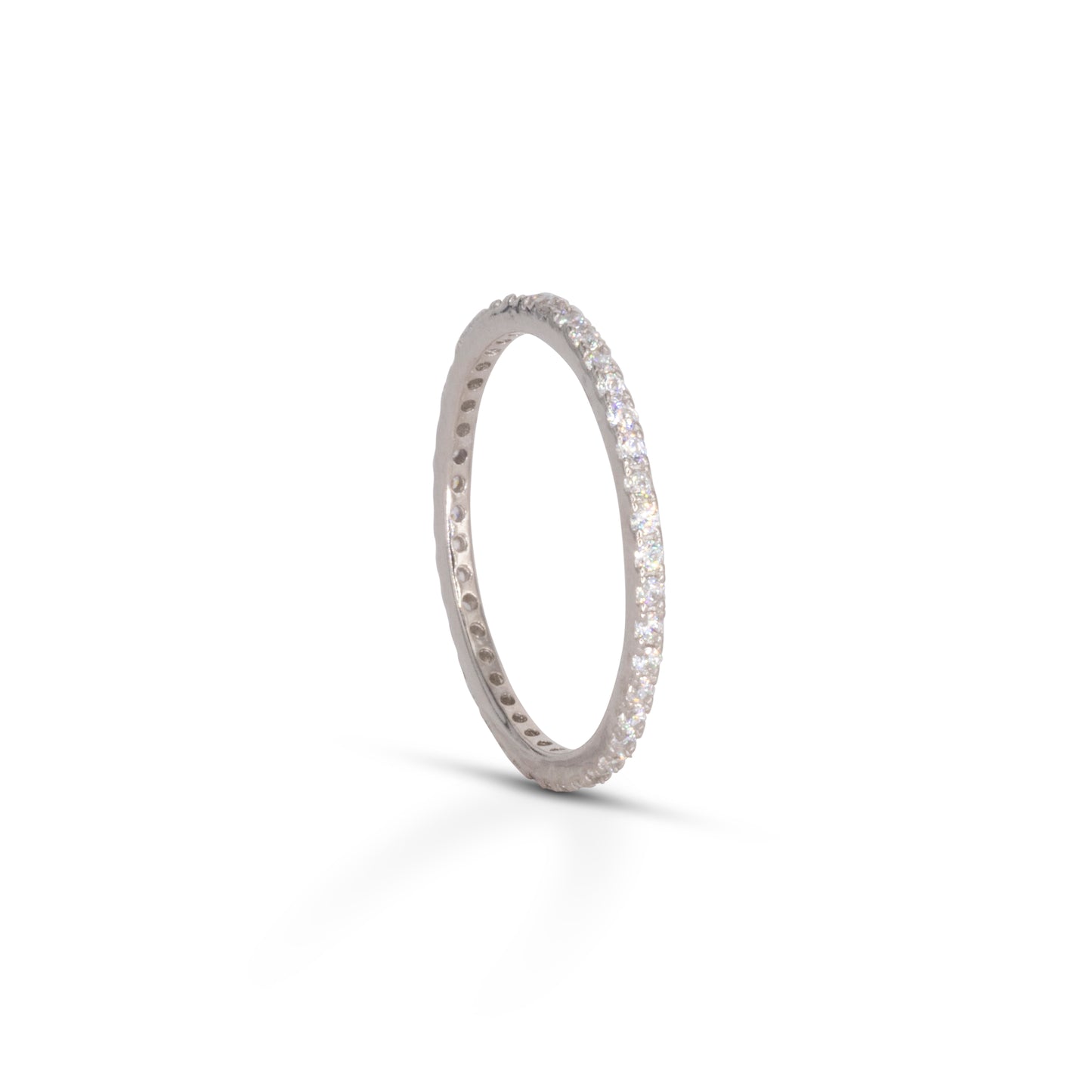Eternity Ring Dilvdò Silver White Slim