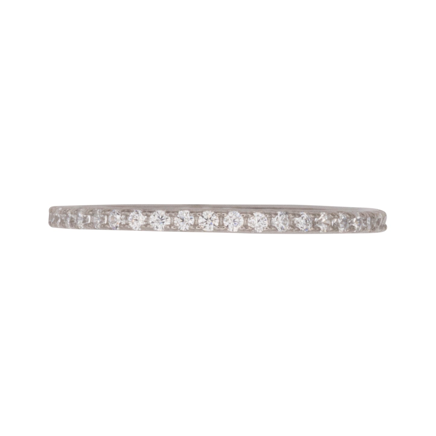 Eternity Ring Dilvdò Silver White Slim