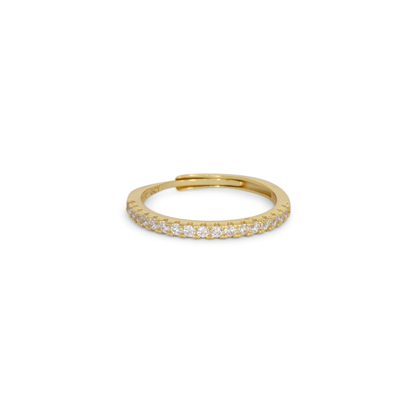 Half Eternity Ring Dilvdò Gold White