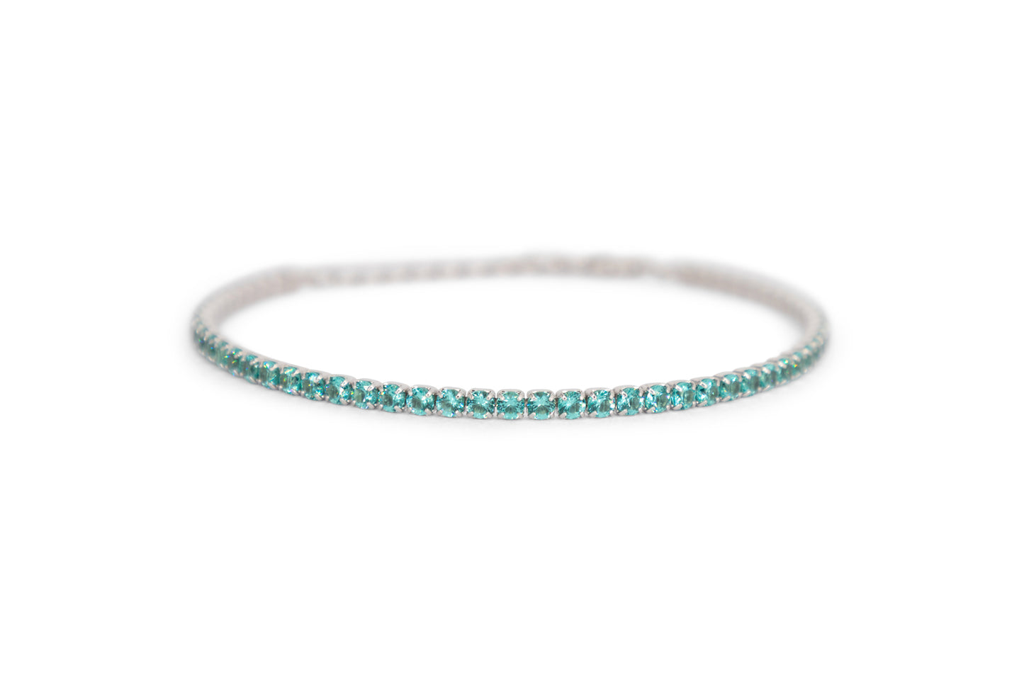 Bracciale Dilvdò Tennis 2.5mm Silver Paraiba