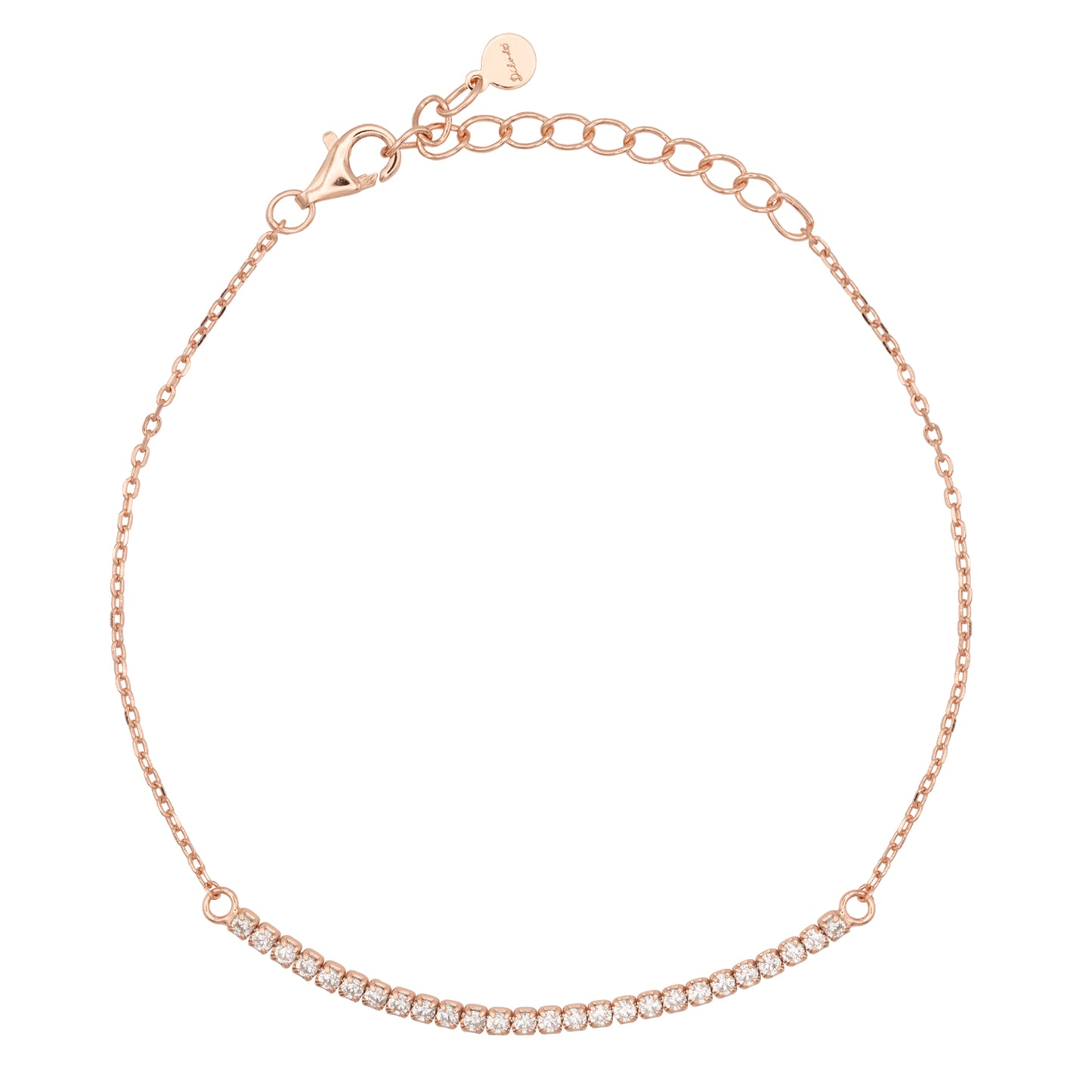 Bracciale Half Light Dilvdò Tennis 1.5mm Rosè White