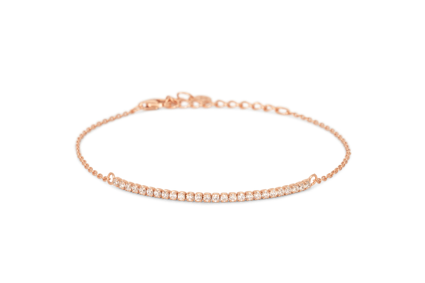 Bracciale Half Light Dilvdò Tennis 1.5mm Rosè White