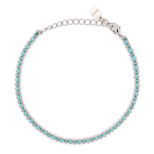 Bracciale Flowlight Dilvdò Silver Acquamarina