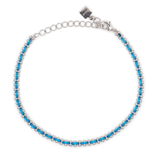 Bracciale Flowlight Dilvdò Silver Cobalto
