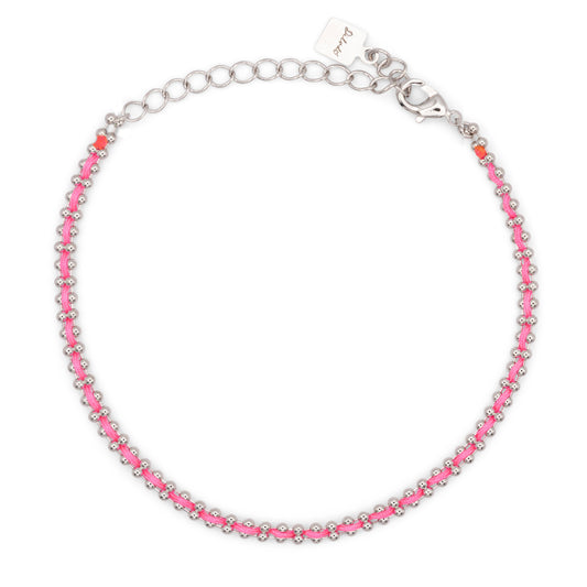 Bracciale Flowlight Dilvdò Silver Fucsia