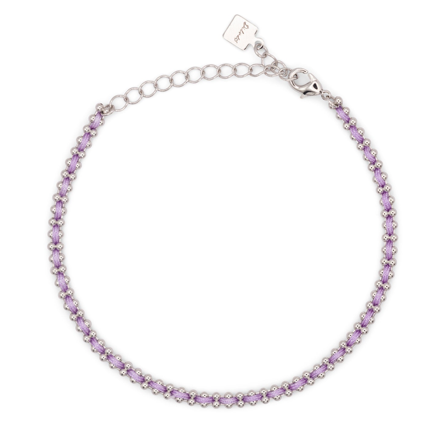 Bracciale Flowlight Dilvdò Silver Lilla
