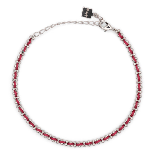 Bracciale Flowlight Dilvdò Silver Magenta