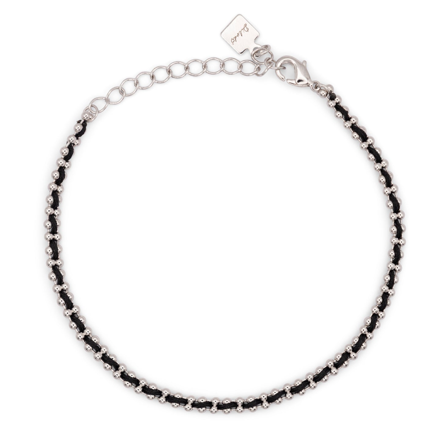 Bracciale Flowlight Dilvdò Silver Nero