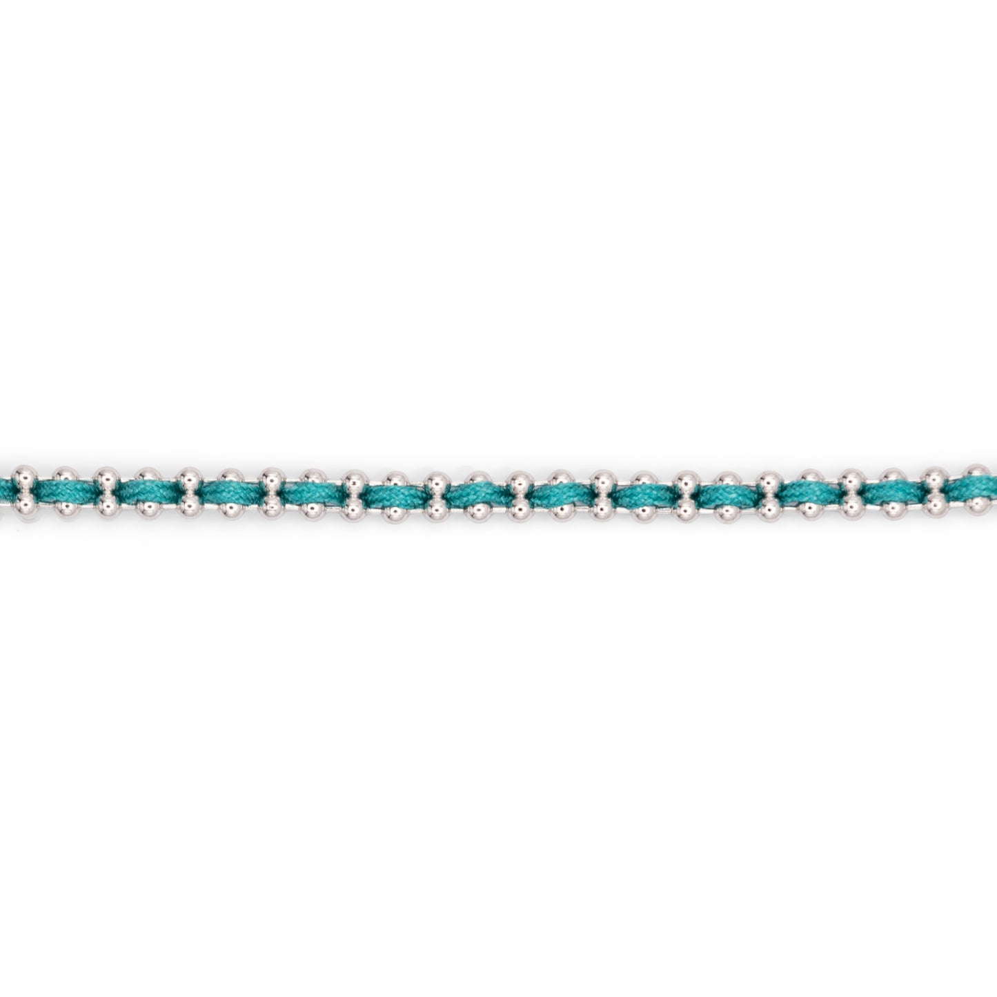 Bracciale Flowlight Dilvdò Silver Petrolio
