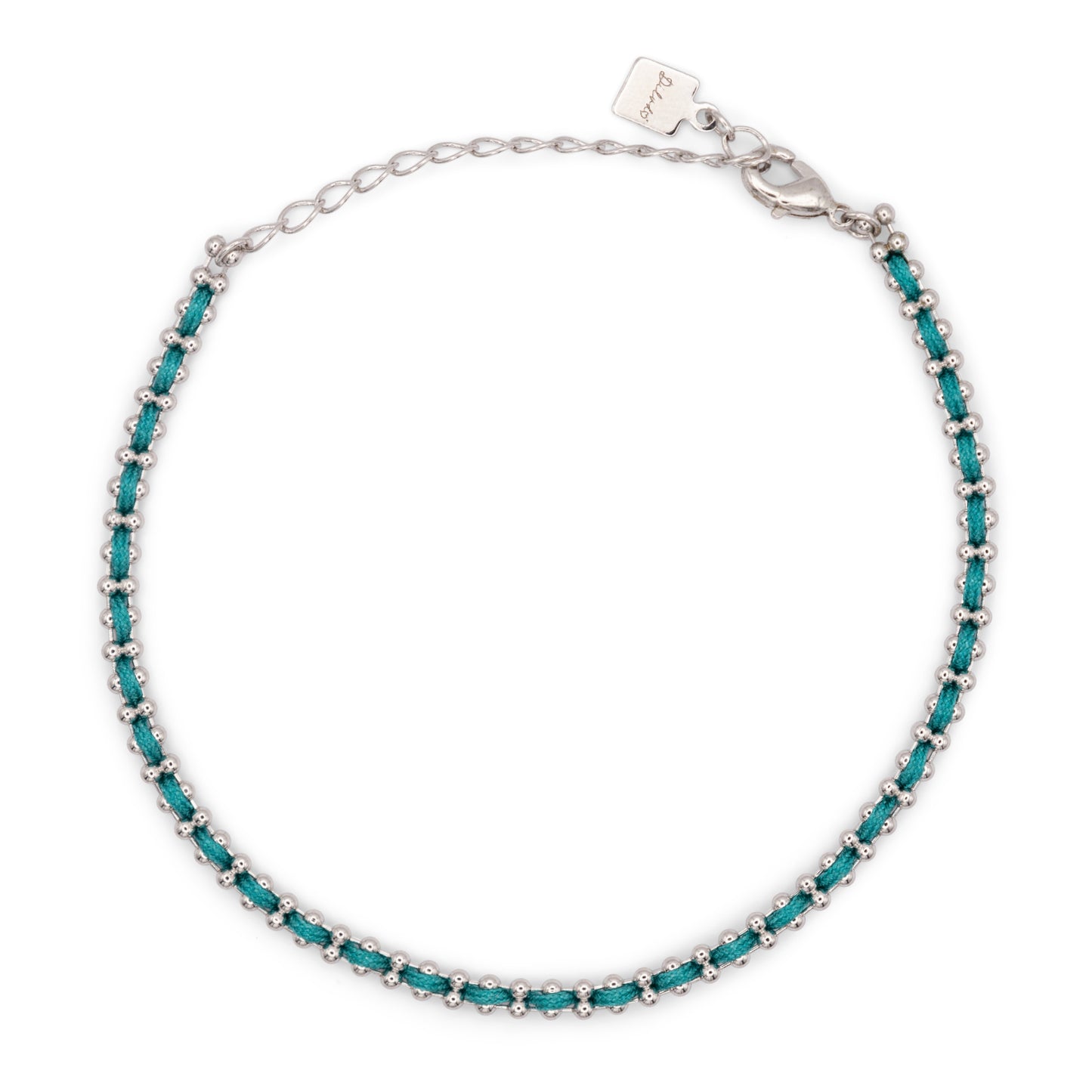 Bracciale Flowlight Dilvdò Silver Petrolio