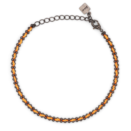 Bracciale Flowlight Dilvdò Black Arancione