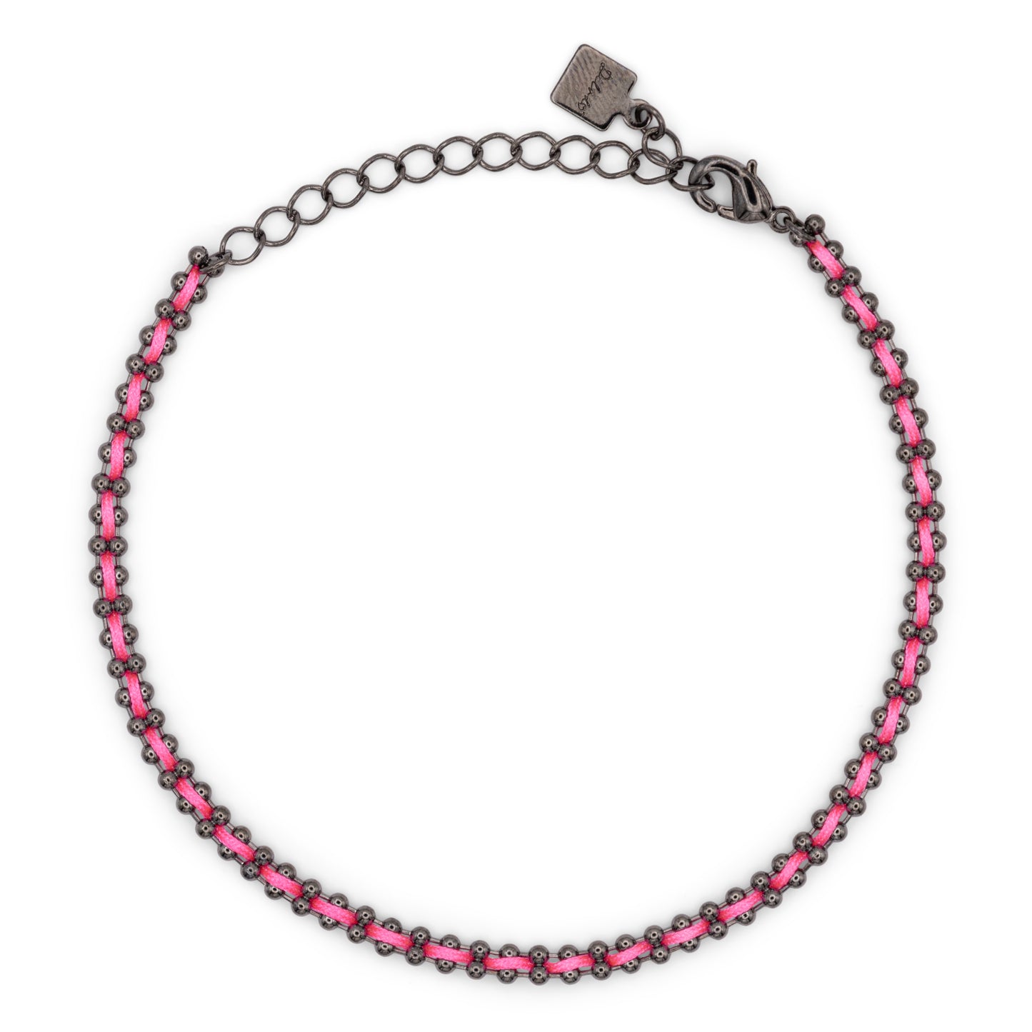 Bracciale Flowlight Dilvdò Black Fucsia