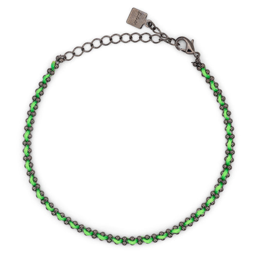 Bracciale Flowlight Dilvdò Black Verde