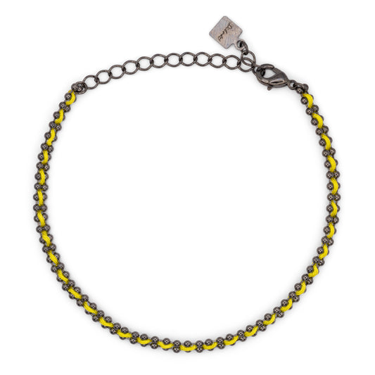 Bracciale Flowlight Dilvdò Black Giallo