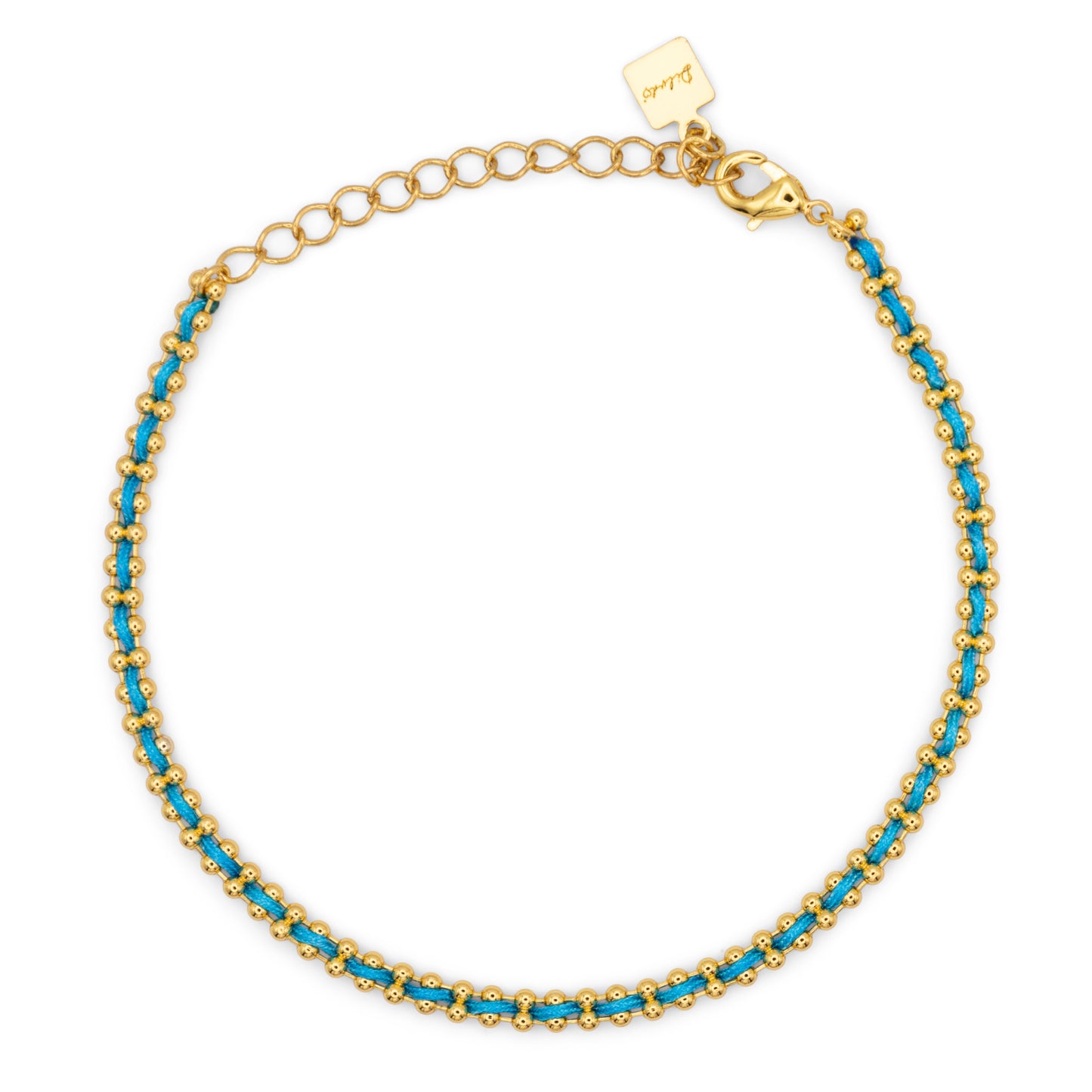 Bracciale Flowlight Dilvdò Gold Cobalto