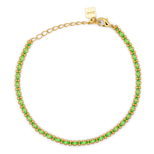 Bracciale Flowlight Dilvdò Gold Verde