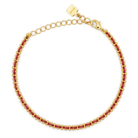 Bracciale Flowlight Dilvdò Gold Magenta