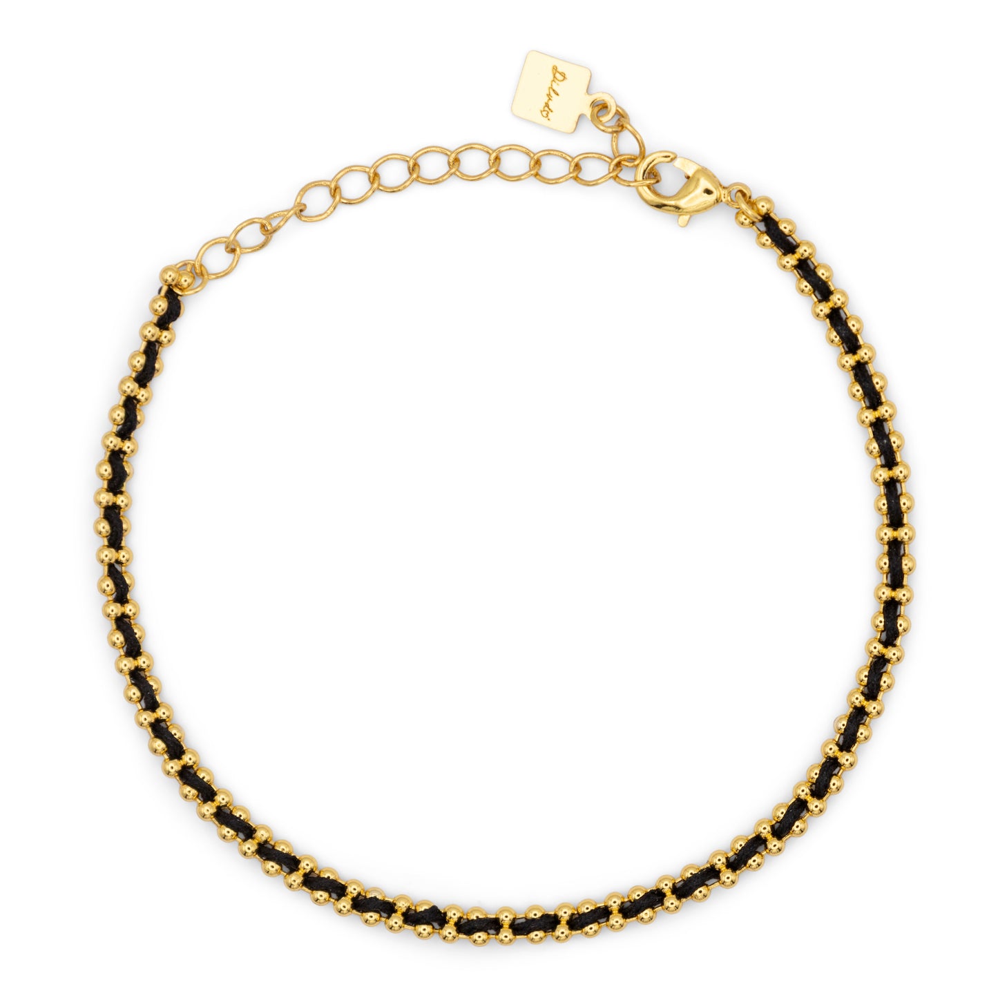 Bracciale Flowlight Dilvdò Gold Nero