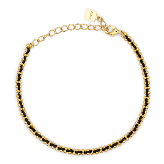 Bracciale Flowlight Dilvdò Gold Nero
